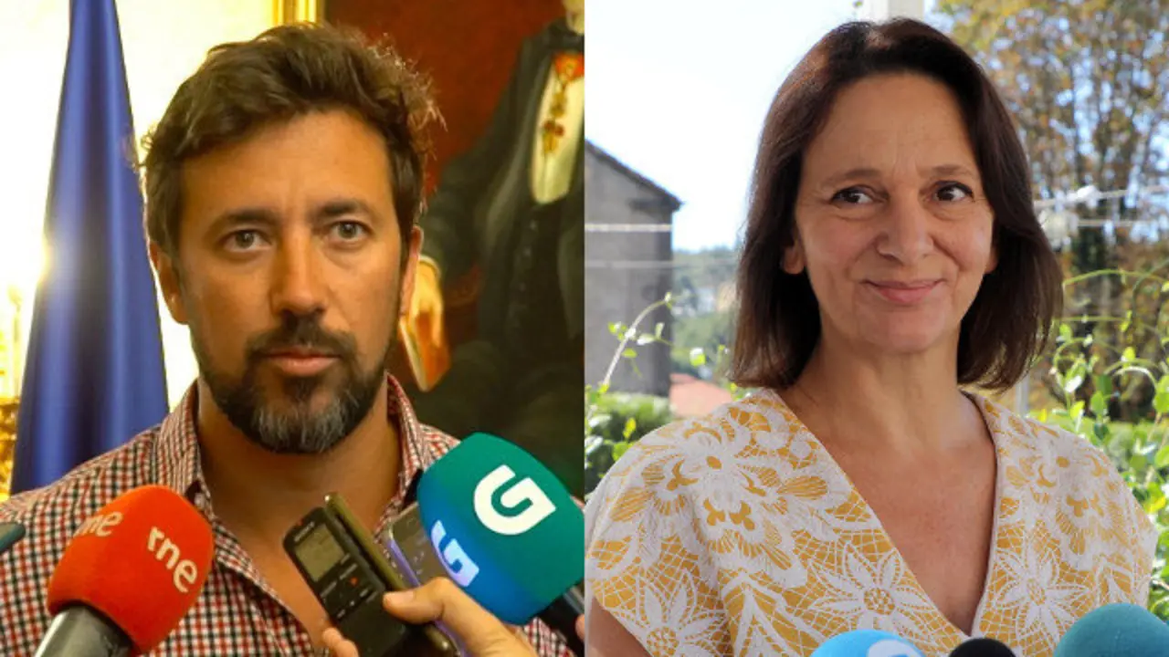 Antón Gómez-Reino e Carolina Bescansa. EP