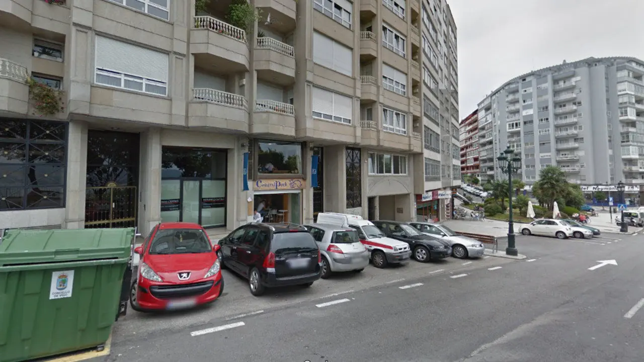 El incendio tuvo lugar en el número 40 de la calle Vía Norte. GOOGLE MAPS