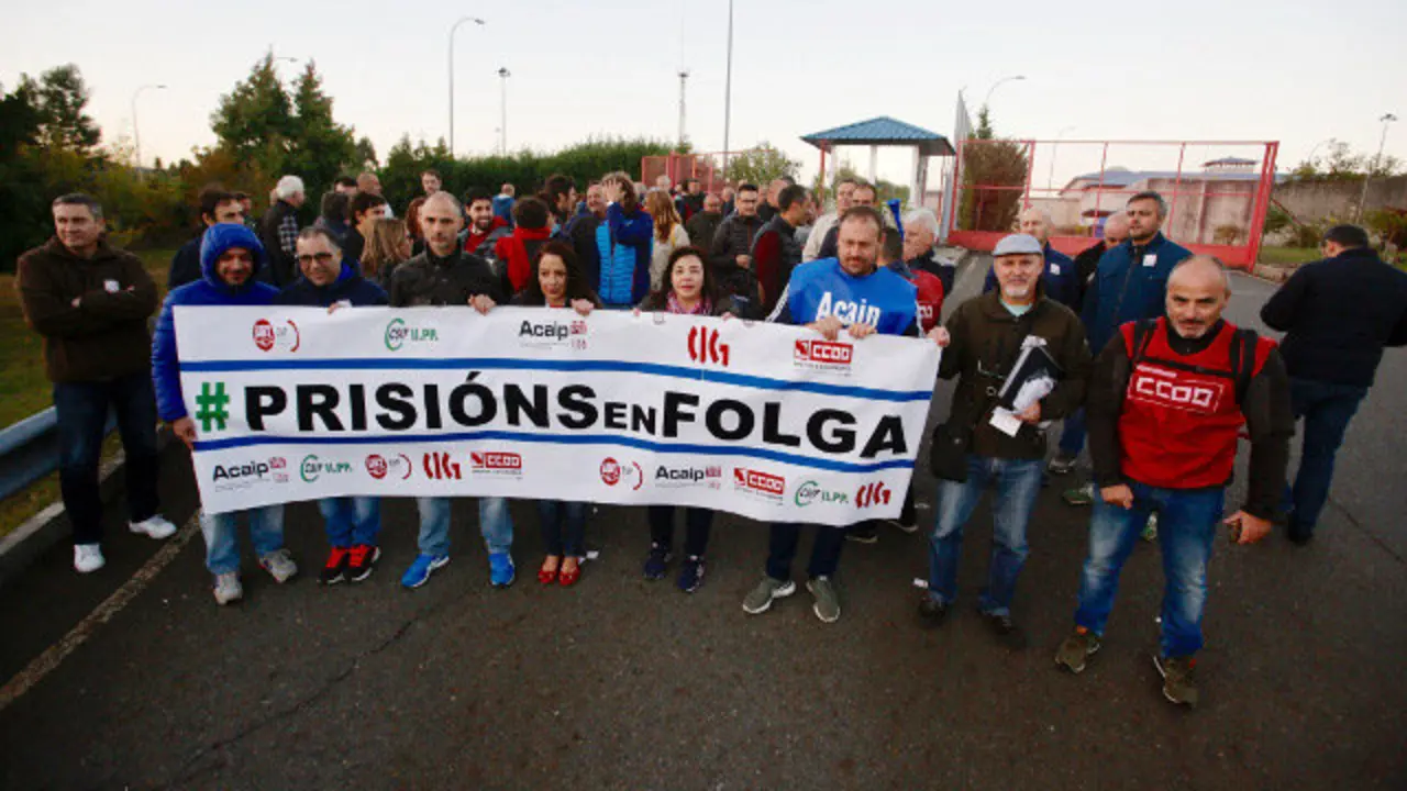 Folga na prisión da Lama. GONZALO GARCÍA
