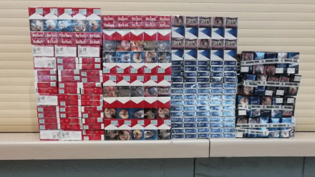 Tabaco incautado en Peinador. GUARDIA CIVIL