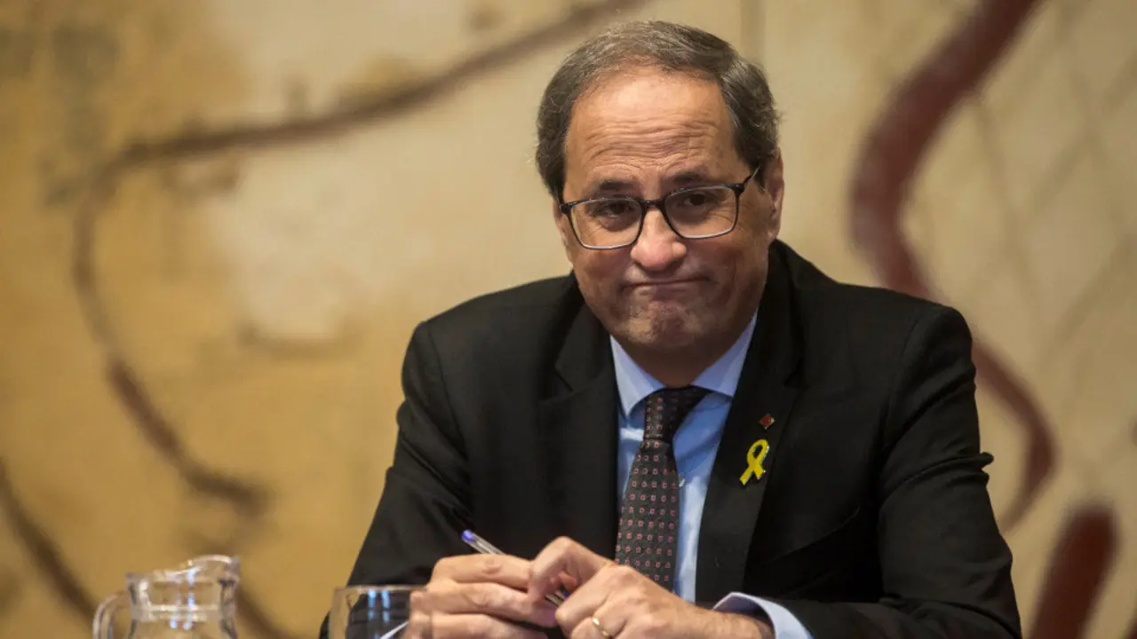 El presidente de la Generalitat, Quim Torra. QUIQUE GARCÍA (EFE)