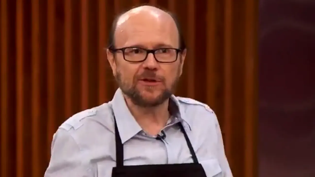 Santiago Segura, durante el programa de este domingo de 'MasterChef Celebrity'. TVE