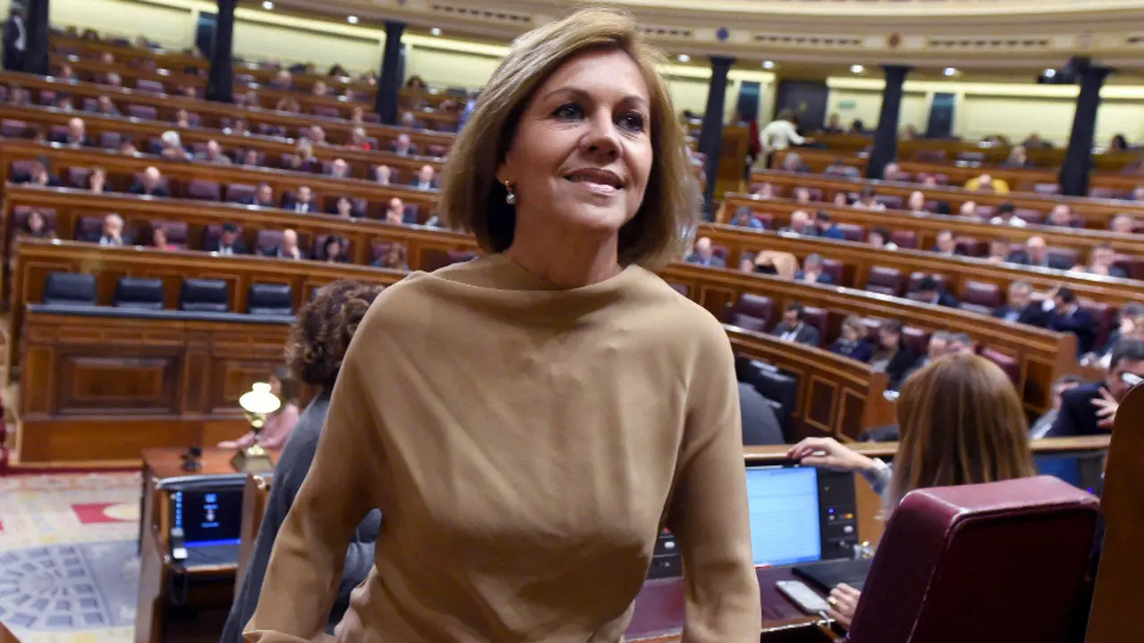 Cospedal, en el Congreso. FERNANDO VILLAR