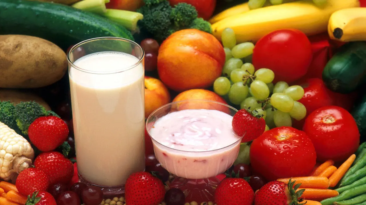 Comida sana, frutas, verduras. EP