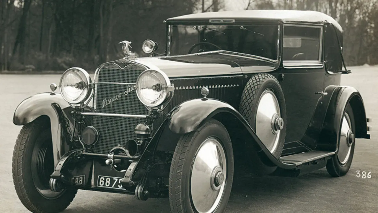 Modelo antiguo de Hispano Suiza. EP