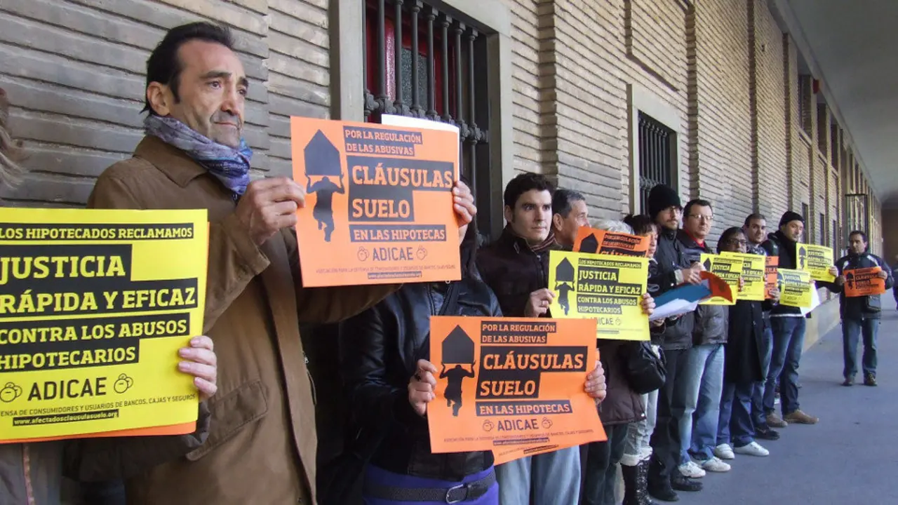 Una movilización por las cláusulas suelo. EP