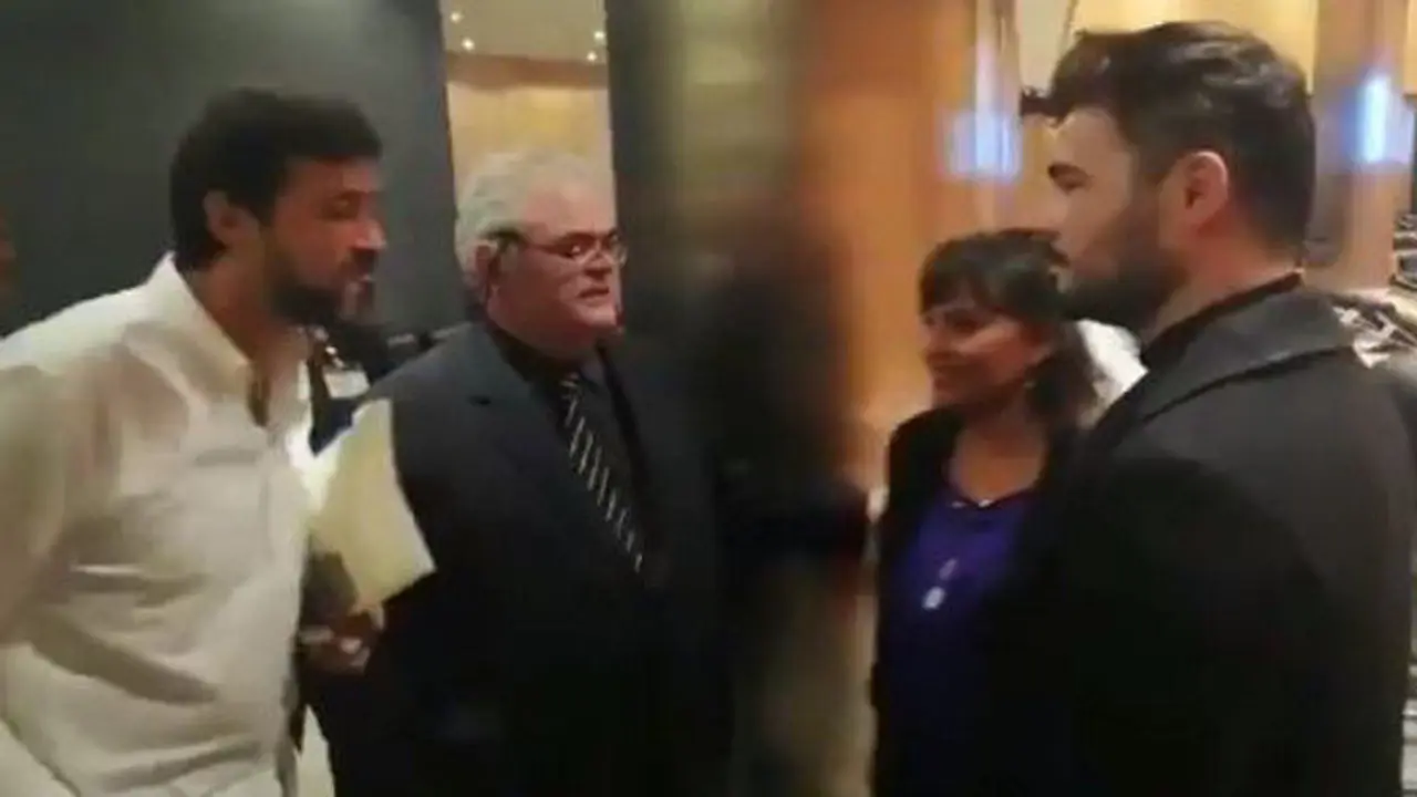 Gómez-Reino, Miranda y Rufián. TWITTER (@gabrielrufian)