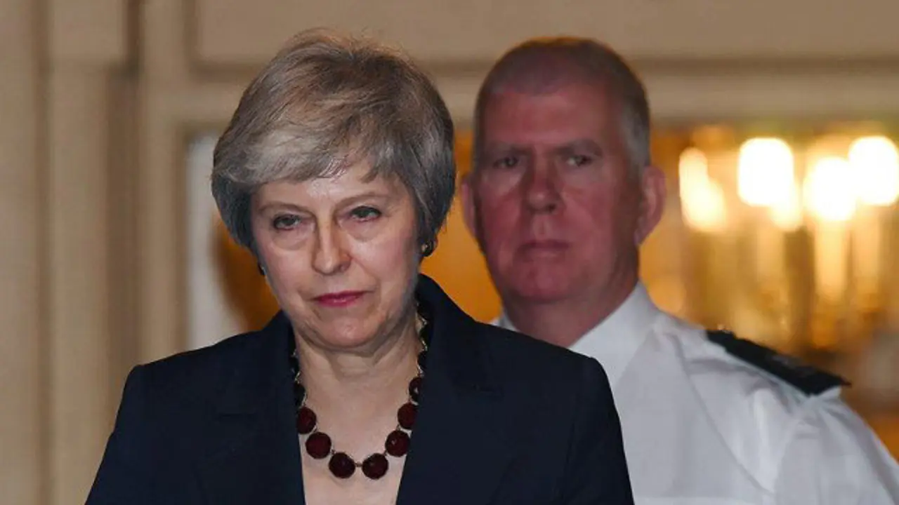 Theresa May. ANDY RAIN