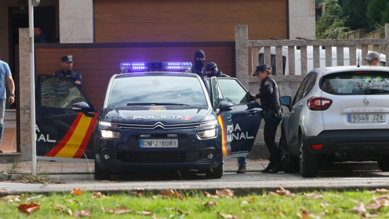 Operación contra el narcotráfico en Pontevedra. JOSÉ LUIZ OUBIÑA