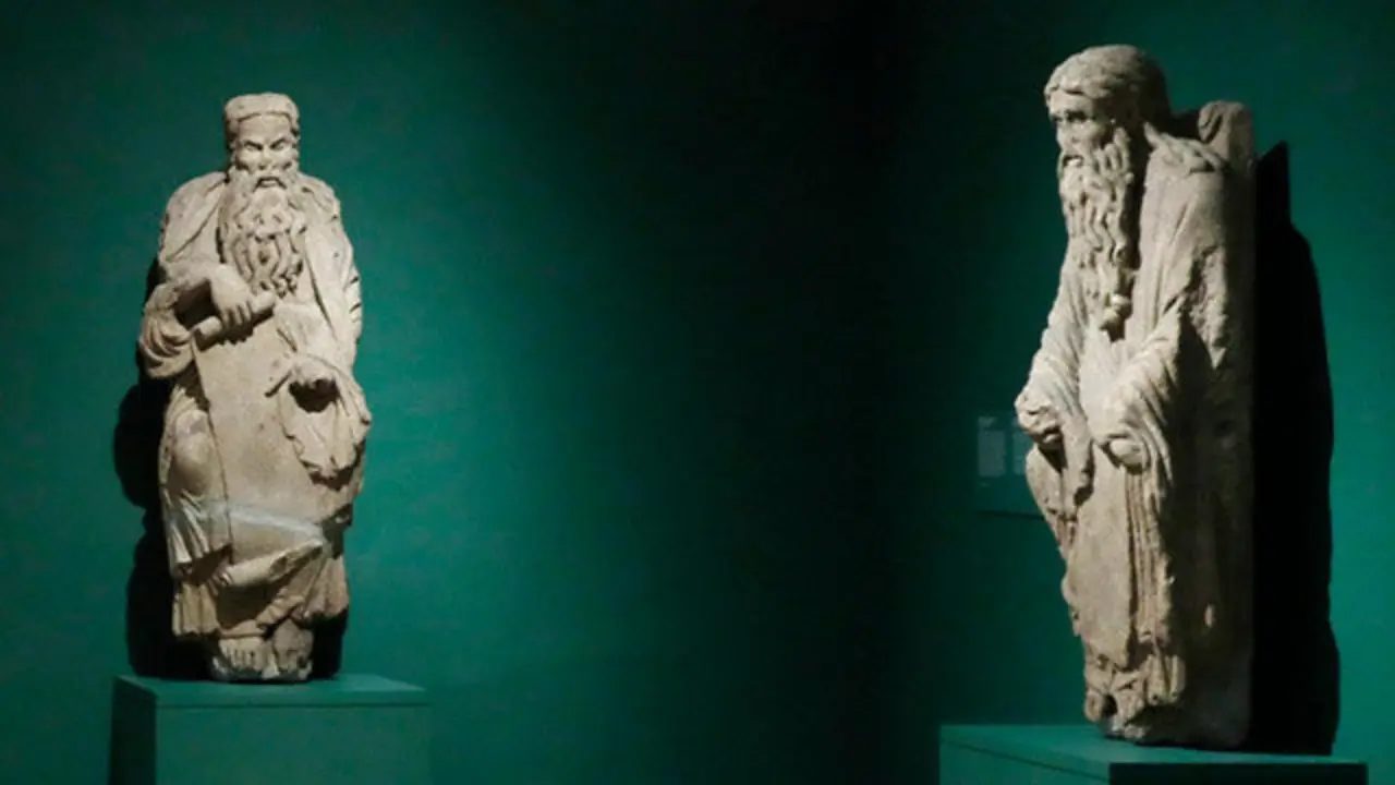 Esculturas de Isaac y Abraham. EFE