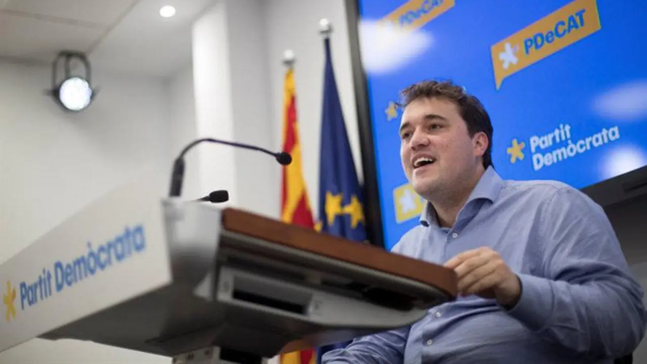 El presidente del PDeCAT, David Bonvehí. MARTA PÉREZ