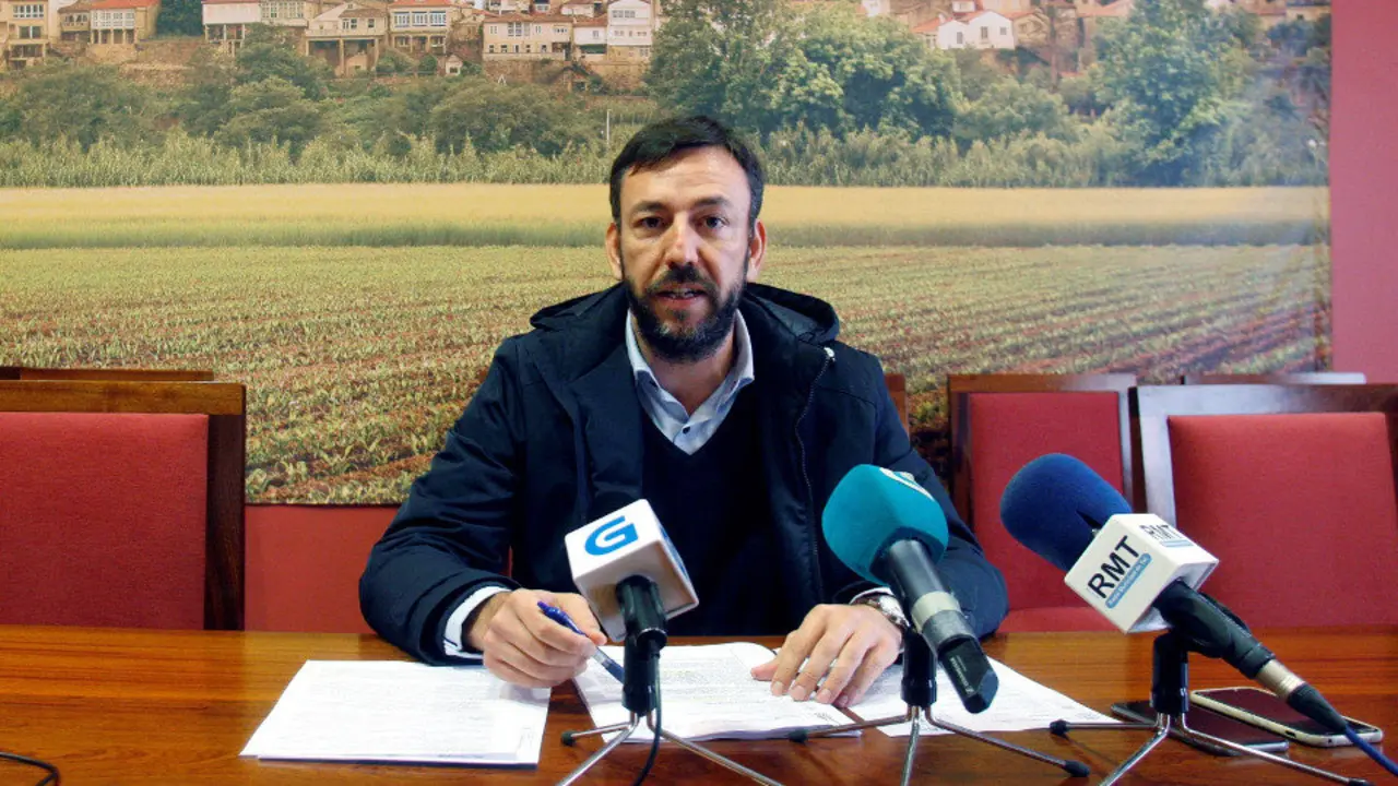 El alcalde de Tui. ADP