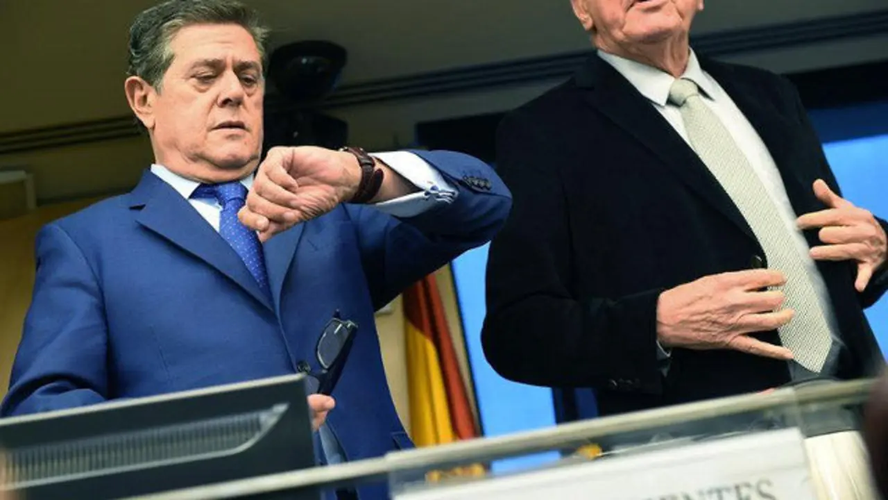 Federico Trillo, en el Congreso. FERNANDO VILLAR (EFE)