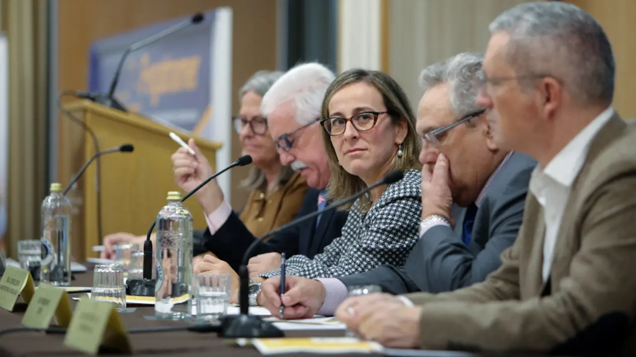 Ethel Vázquez no acto de Fegatramer. EP