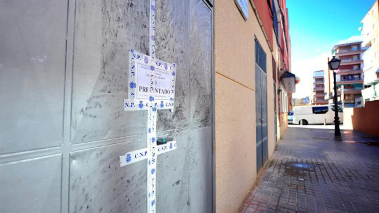 Lugar en el que fue apuñalada la joven en Alcorcón. DIEGO PÉREZ CABEZA