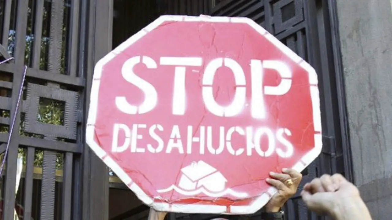 Protesta contra los desahucios. ADP