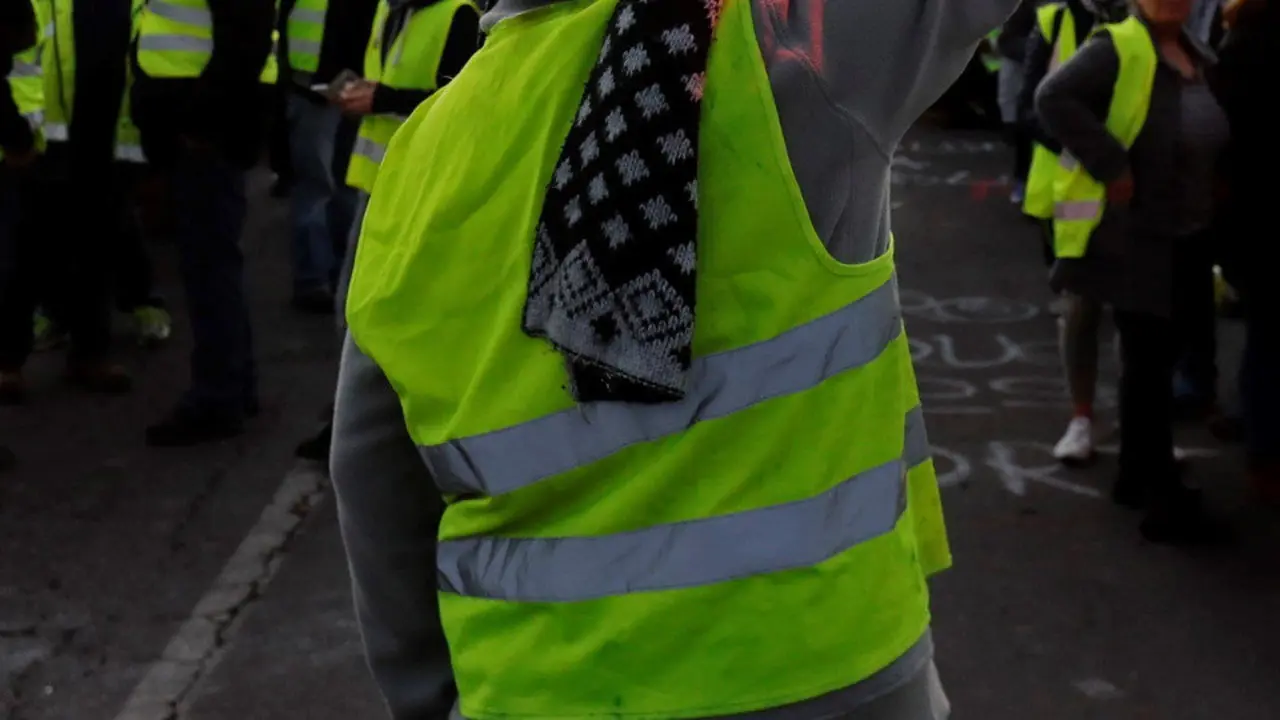 Protesta de un chaleco amarillo. EP