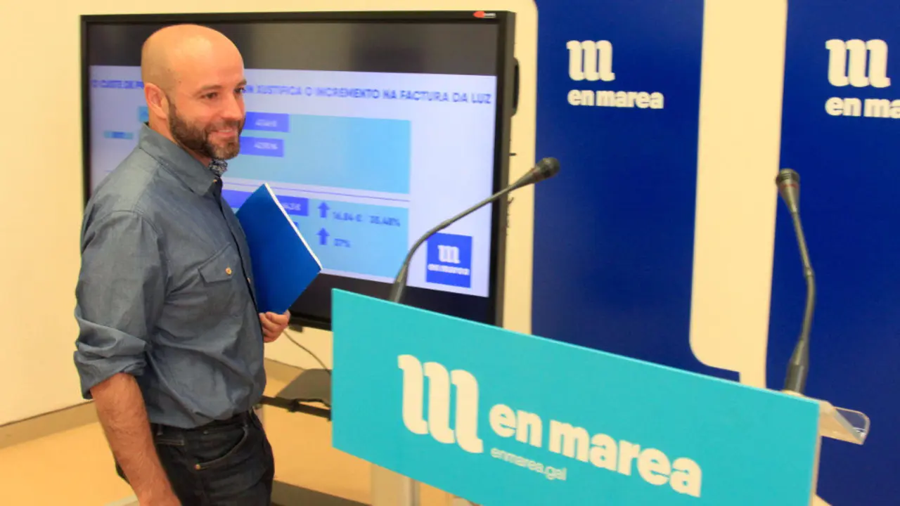 Imagen de archivo de Villares en la sede de En Marea. AGN