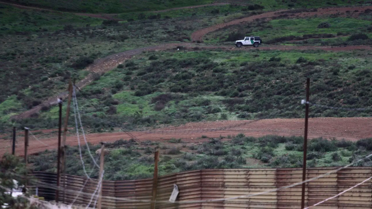 Parte de la frontera de Estados Unidos con México. EFE