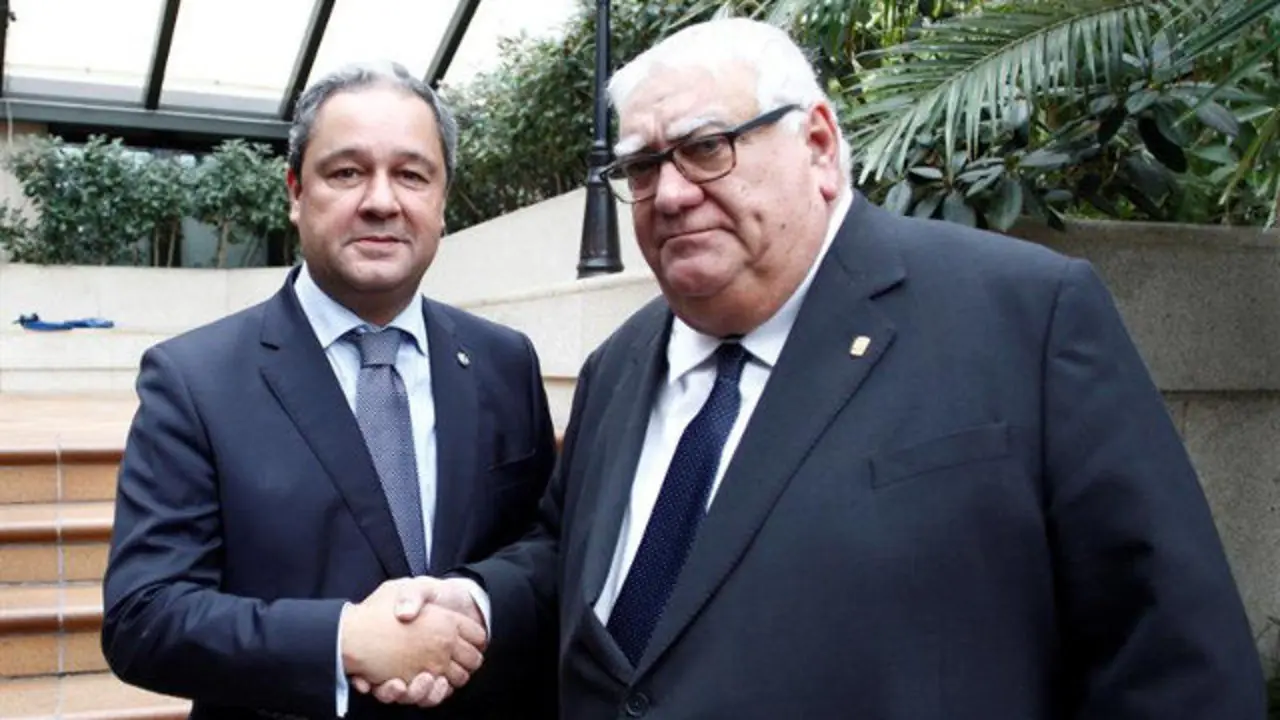 Tino Fernández y Daniel Echeverría. EFE