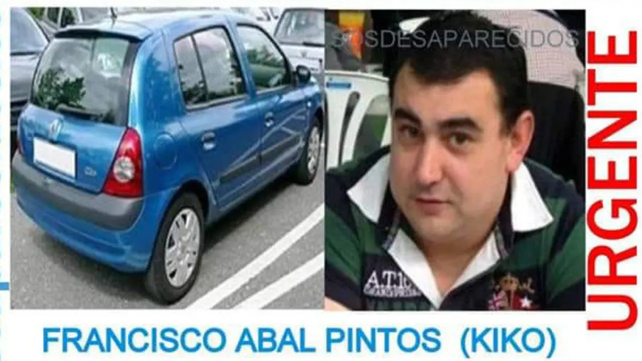 Imagen del ribadumiense desaparecido en Cuntis. SOS DESAPARECIDOS