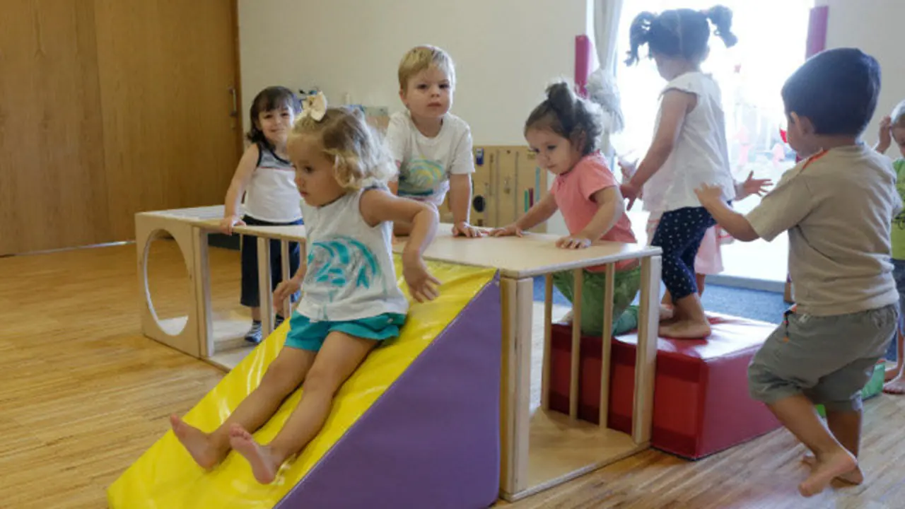 Un grupo de nenos. AEP