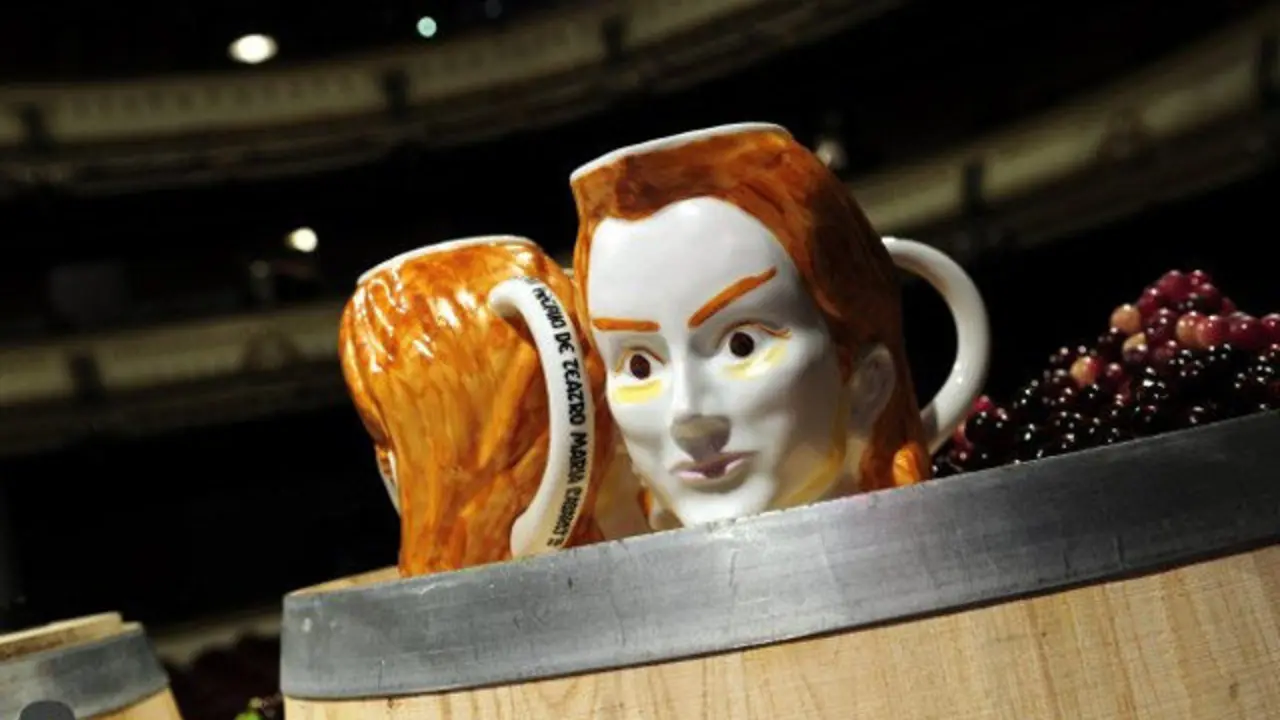 Xerras de Sargadelos entregadas como trofeos nas anteriores edicións dos María Casares. EP