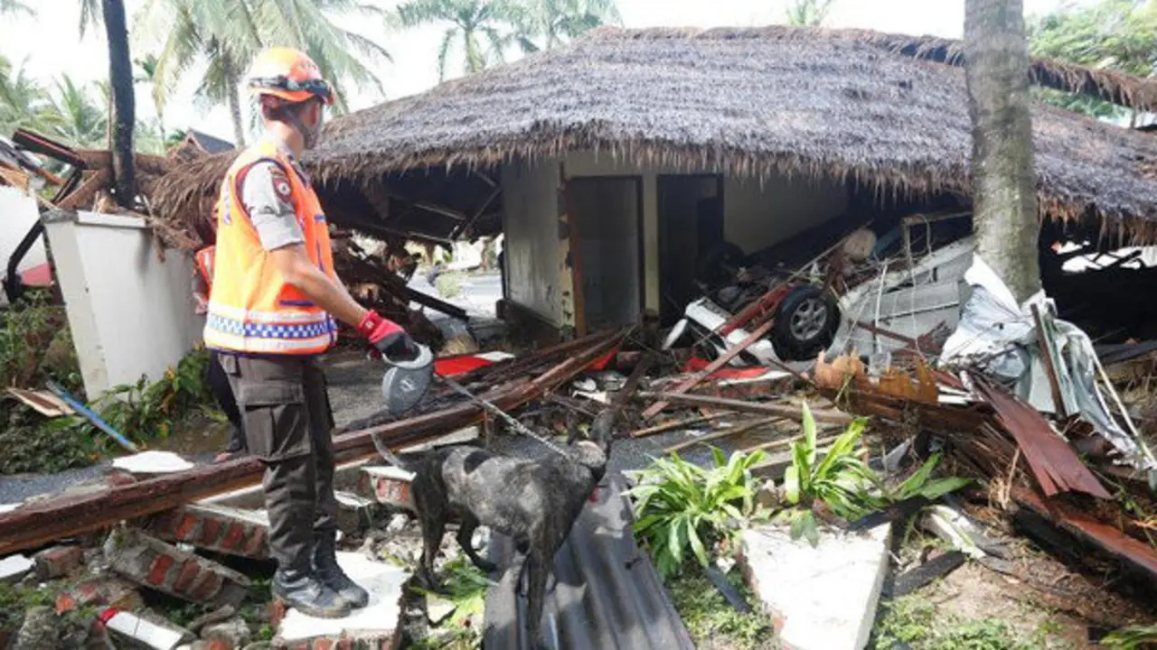 Búsqueda de desaparecidos en Indonesia. EFE