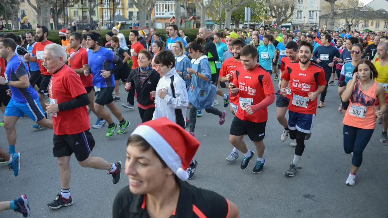 La San Silvestre disputada el pasado año en Ribadeo. AMA