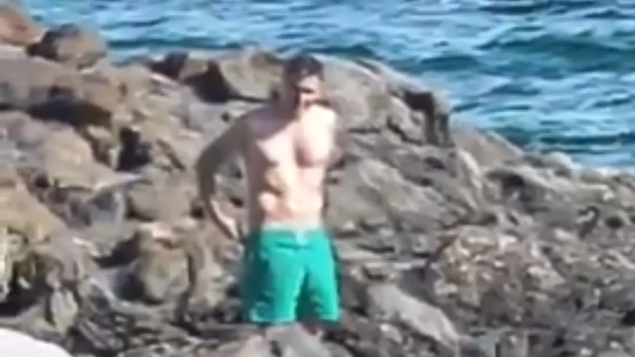 Pedro Sánchez, en Lanzarote. EP