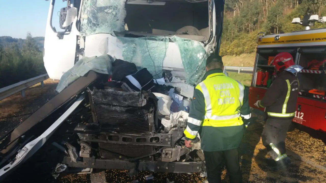 Accidente mortal en Coirós. EP