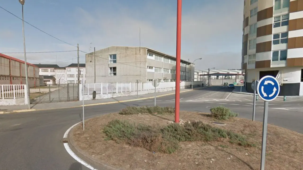 La rotonda de la Rúa Castelao, en Sarria. GOOGLE MAPS