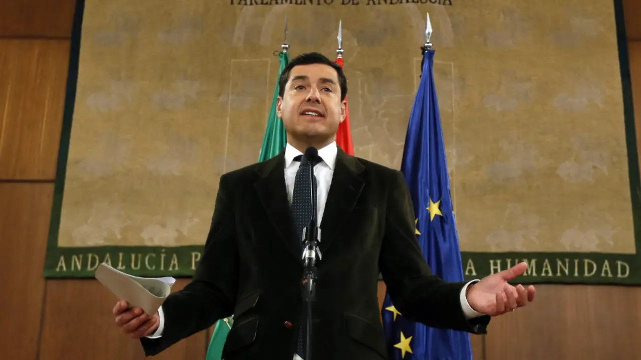 Juanma Moreno.JOSÉ MANUEL VIDAL (Efe)