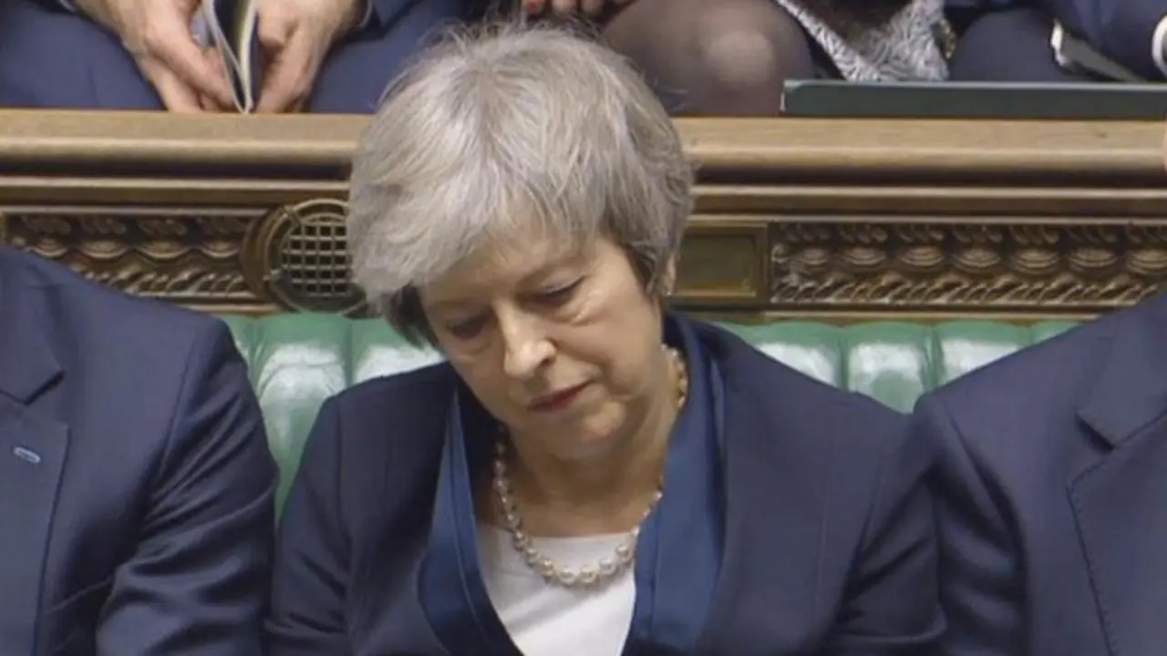 La primera ministra británica, Theresa May. EFE