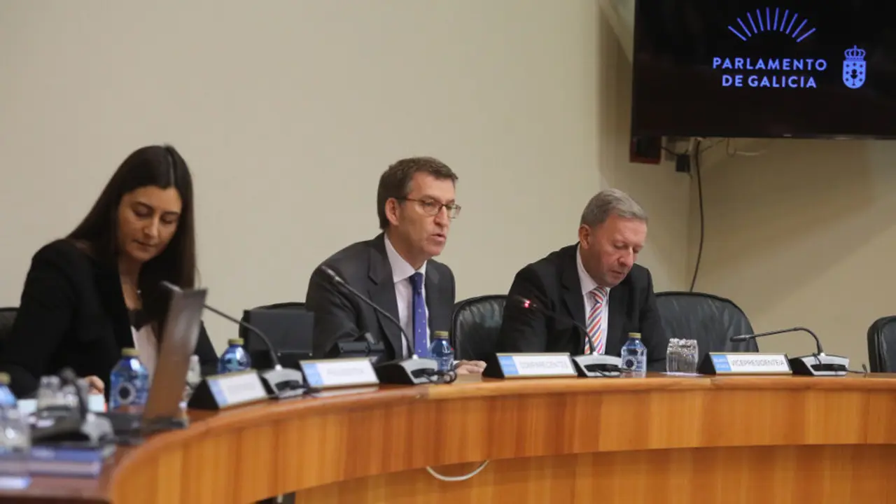 Feijóo compareció en la comisión de sanidad. LUIS POLO (AGN)