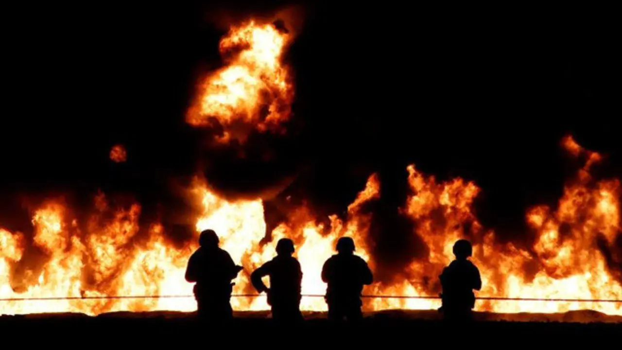 Explosión de una gasolinera clandestina en México. OASA (EFE)
