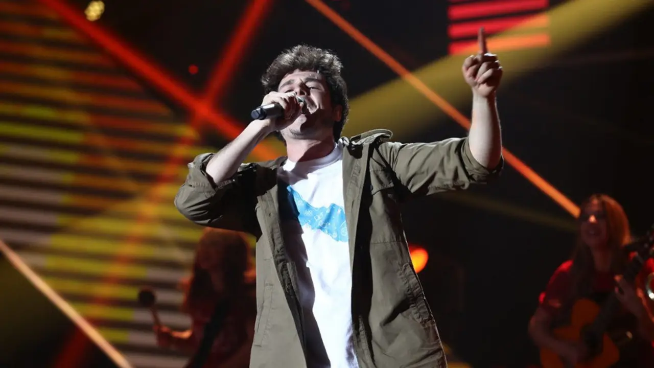 Miki, durante su actuación. TVE