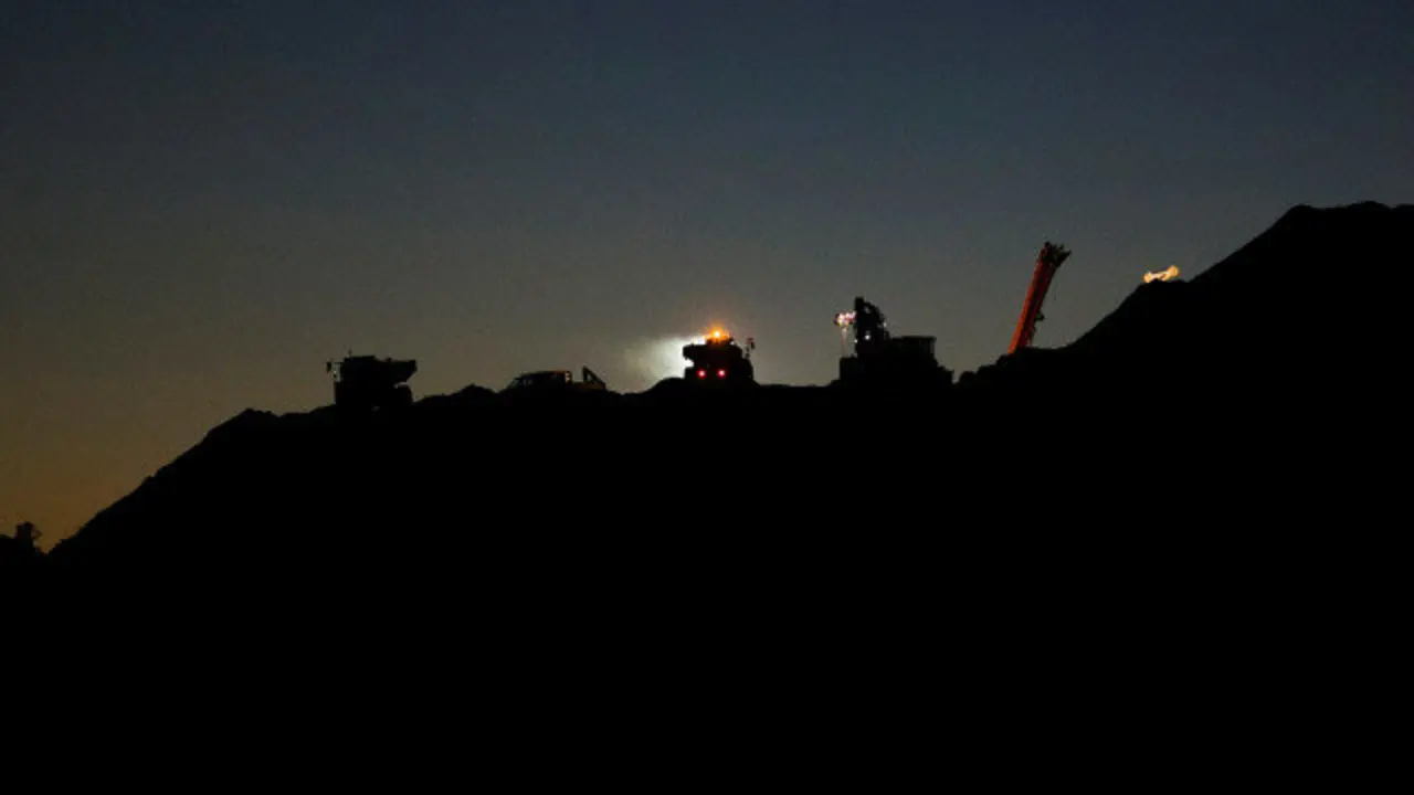 Vista de la maquinaria trabajando en el rescate de Julen. ÁLVARO CABRERA (EFE)