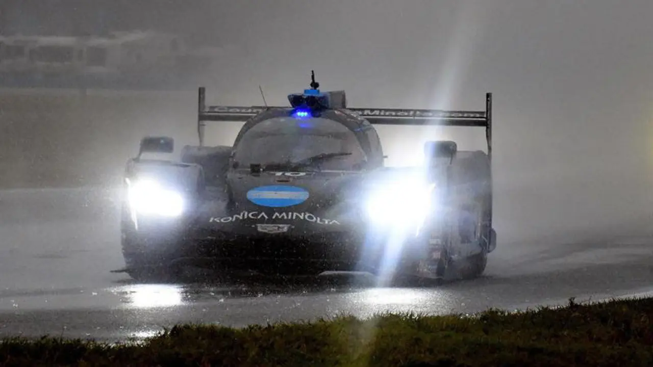 El Cadillac de Fernando Alonso. EFE