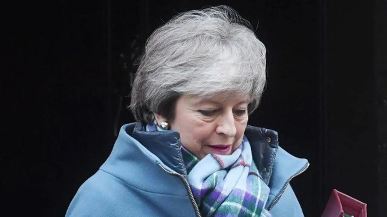 La primera ministra británica, Theresa May. FACUNDO ARRIZALAGA (EFE)
