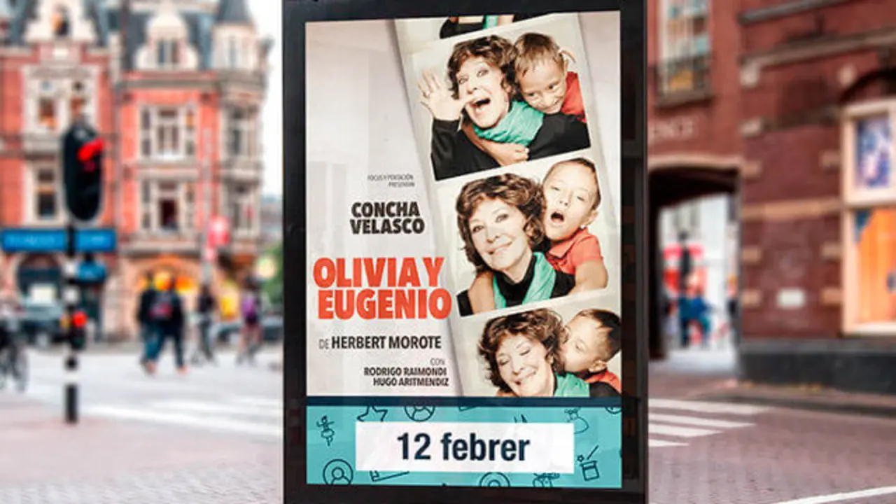 Anuncio en la calle. EP