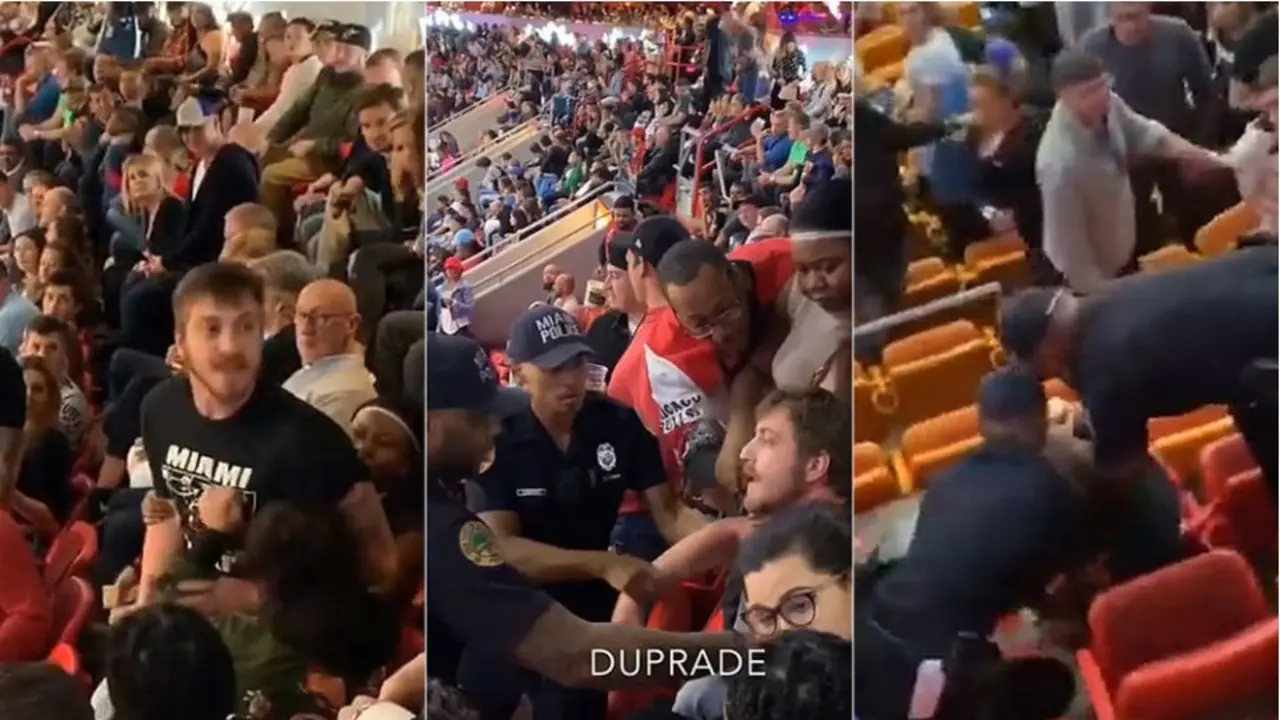 Secuencia de la agresión por la que fue denunciado el ferrolano. EP