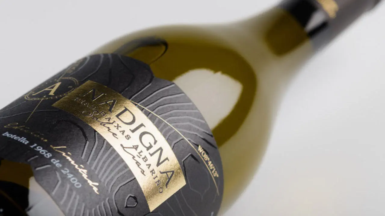 Imagen de una de las botellas de la bodega. ANADIGNA