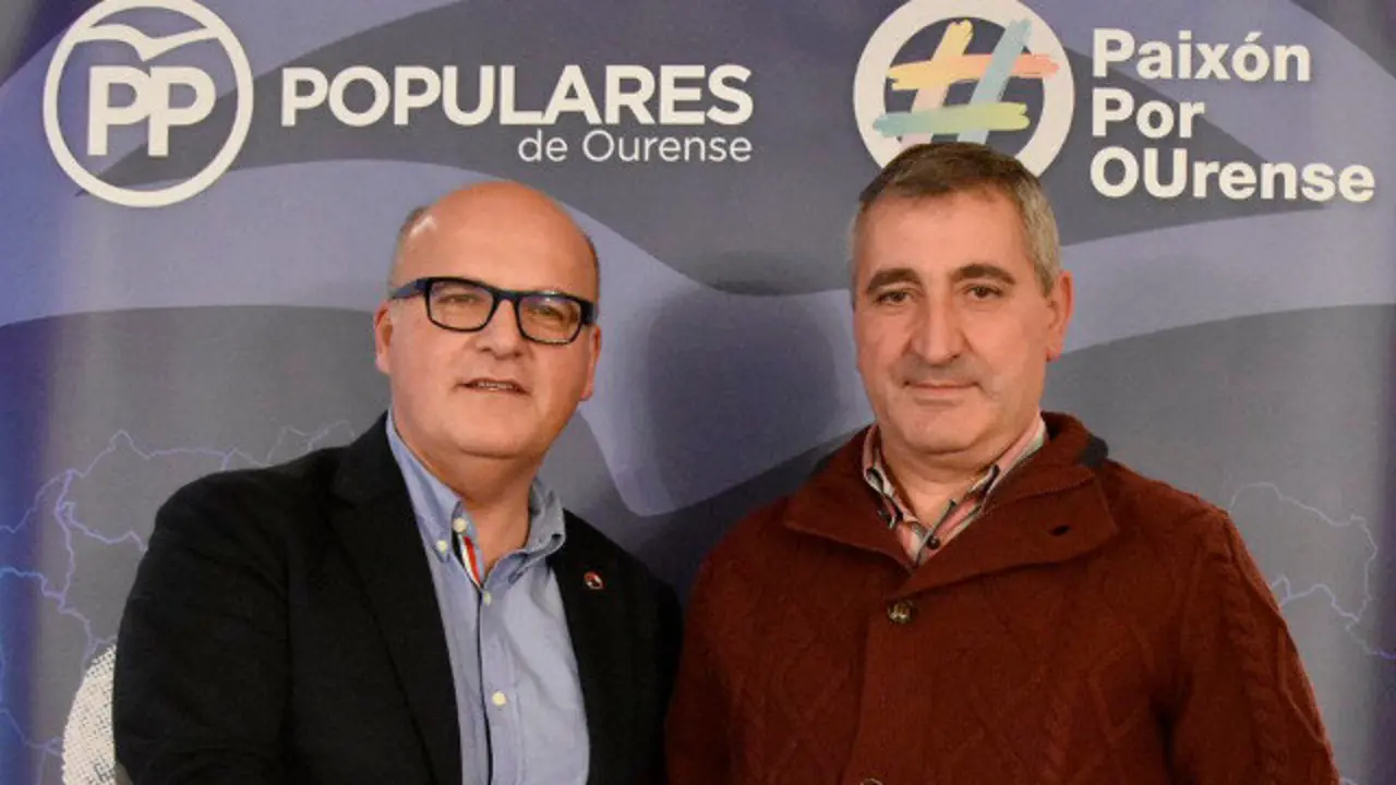 Baltar con Luis Castro Álvarez. EP