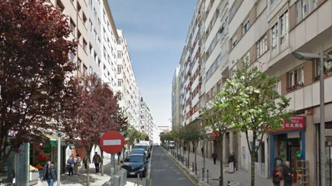 Una imagen de la compostelana calle Fernando II O Santo GOOGLE MAPS