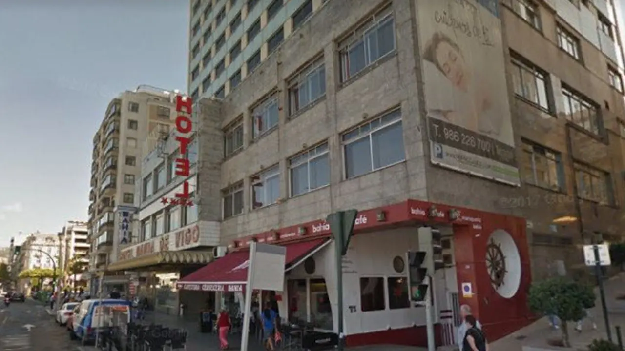 Fachada del Hotel Bahía de Vigo. GOOGLE MAPS