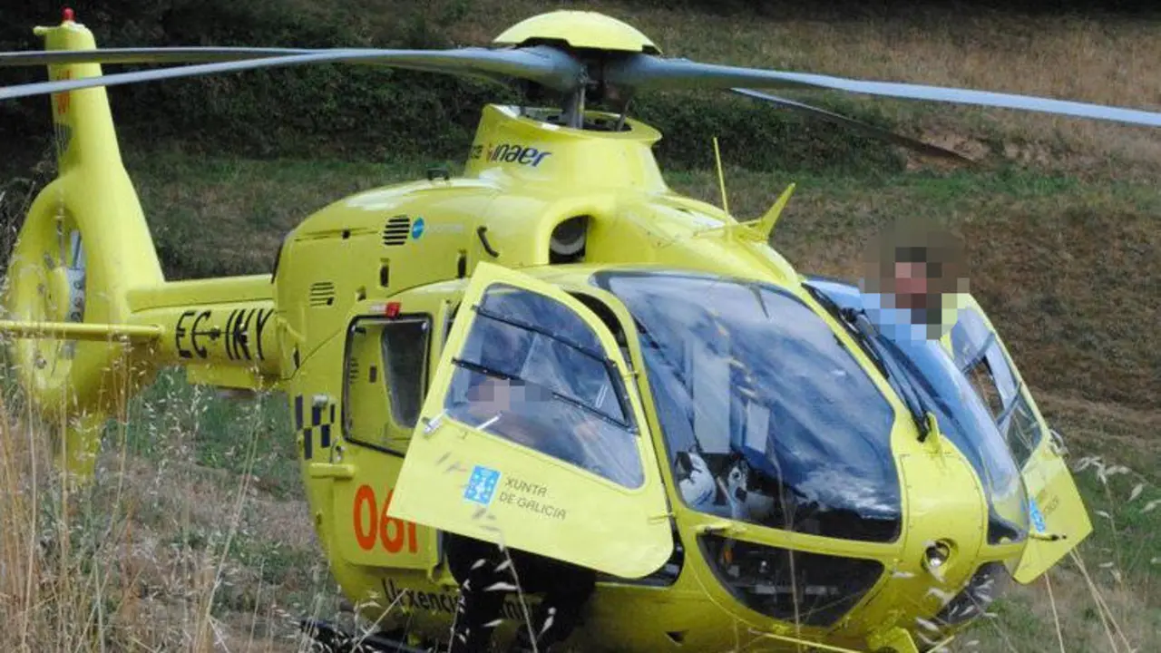 Helicóptero del 061. ARCHIVO