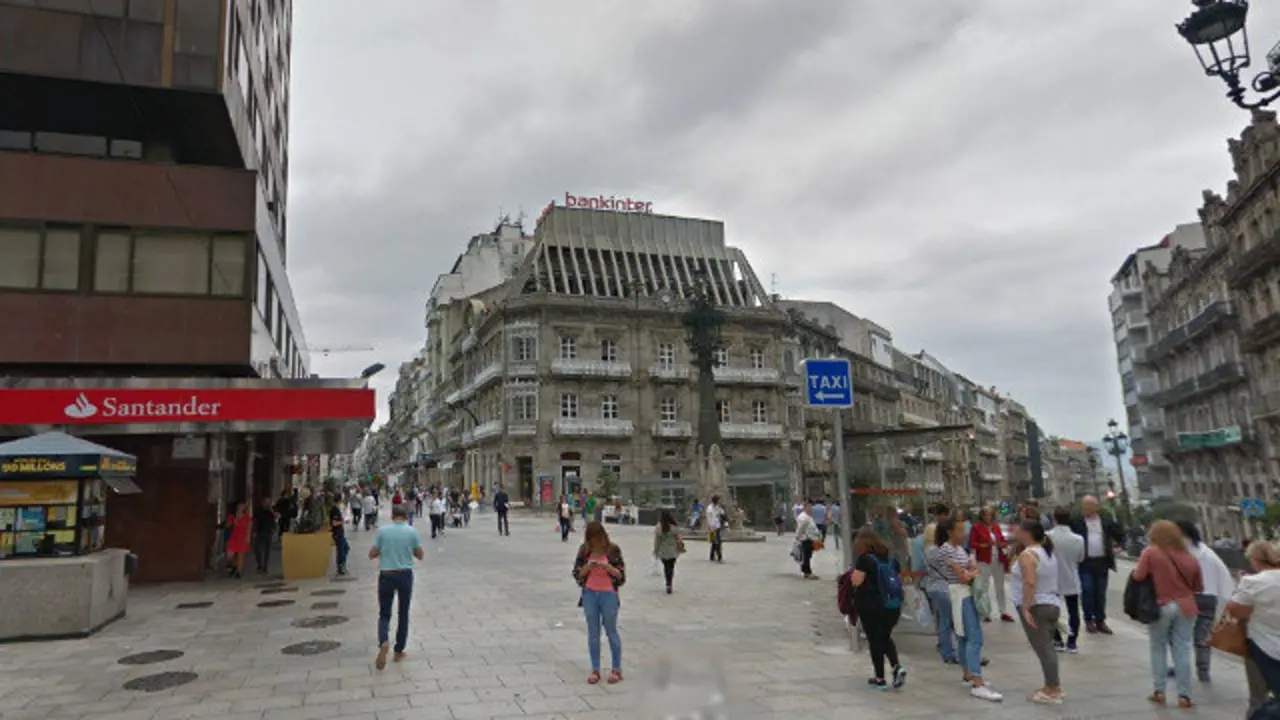 Zona en la que el septuagenario realizó tocamientos, entre Urzaiz y Príncipe. GOOGLE MAPS