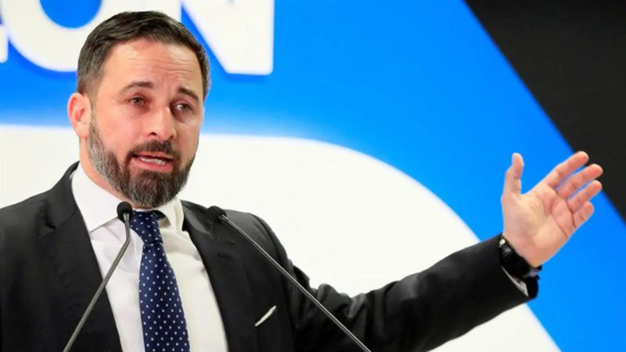 El presidente de Vox, Santiago Abascal. FERNANDO ALVARADO