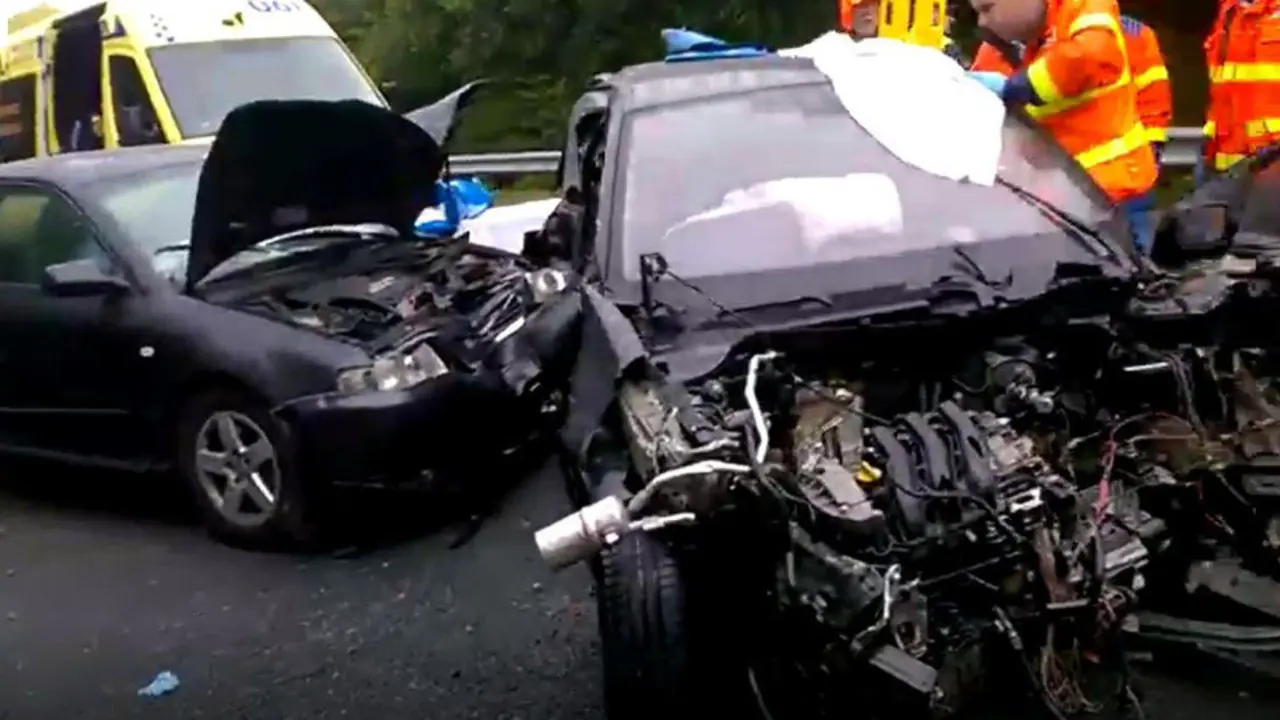 Imagen de archivo de un accidente de tráfico. AEP
